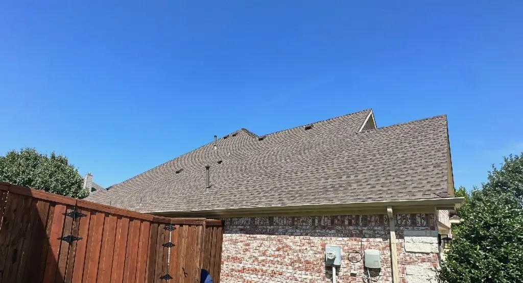 Completed roof replacement project in Burnt Mills